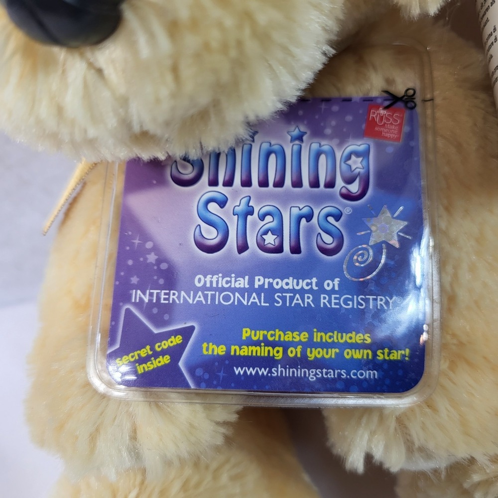 Russ Shining Stars Plush Dog Lot 2 With Tags International Star Registry - Picture 7 of 10